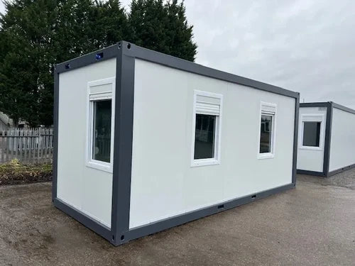 Contenedor de oficina estándar de 3 ventanas