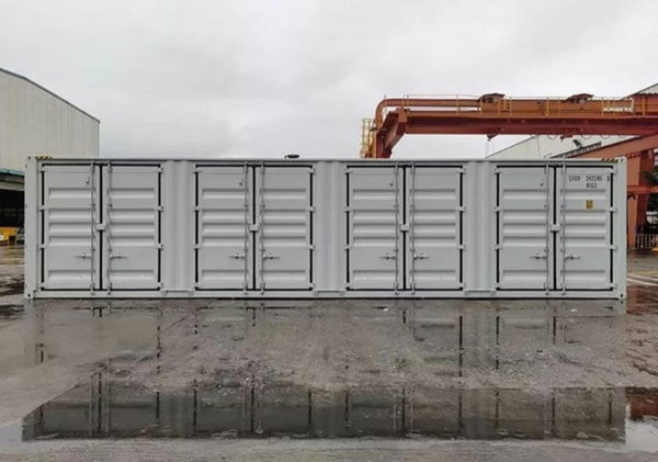 Contenedor 40 pies Alto Cubo 12m blanco con abertura lateral (IVA INCLUIDO)