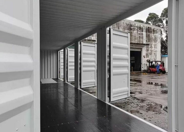 Contenedor 40 pies Alto Cubo 12m blanco con abertura lateral (IVA INCLUIDO)